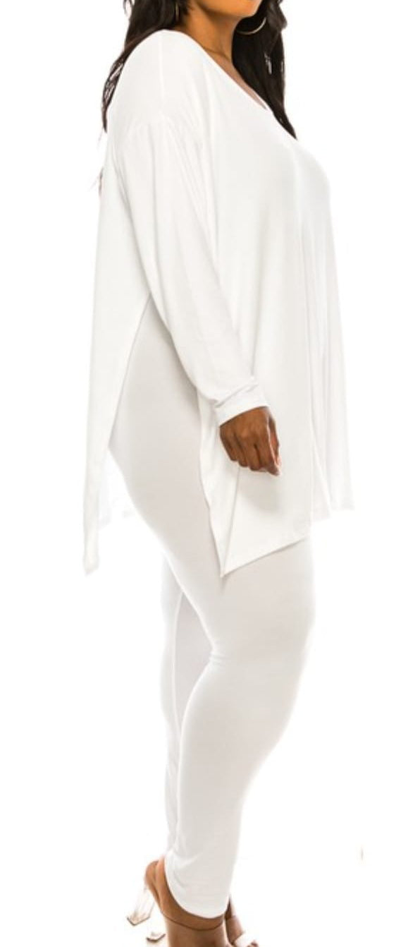 Chill Time Oversized Set (white)