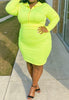 Neon Green Two-piece Set